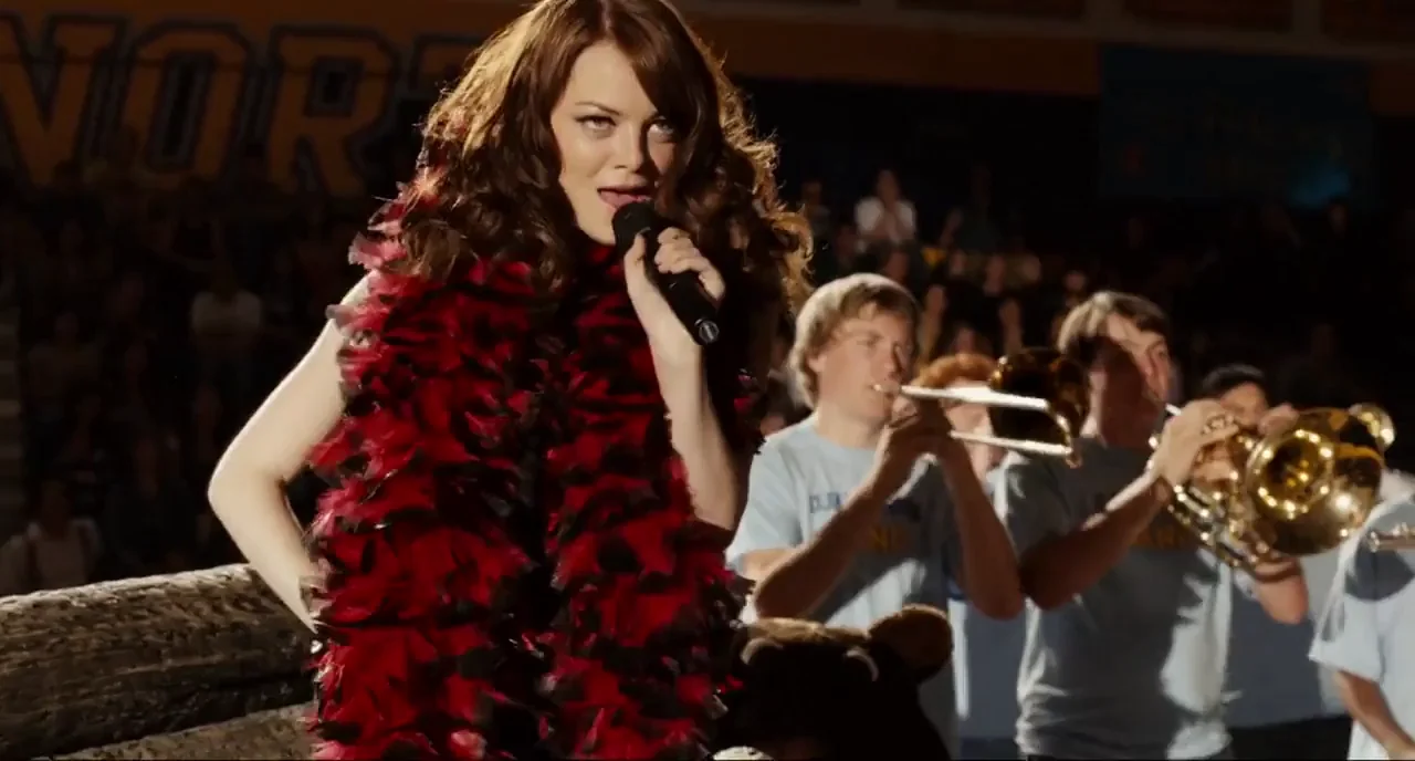 🔥 Young Emma Stone 21: Slutty Redhead Dance in Easy A 💃🍑
