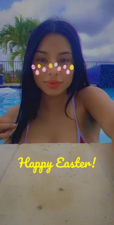 Mia Francis' Massive Bikini Tits Dripping Wet for Easter 🐰💦🍈🍈