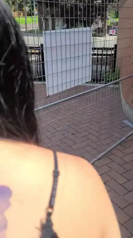 Would you risk fucking me outside?