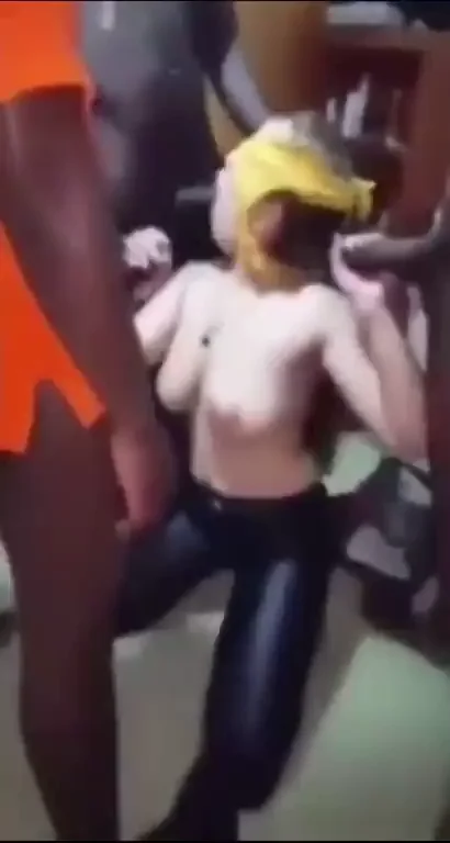 Freshman Blindfolded BBC Slut Fest