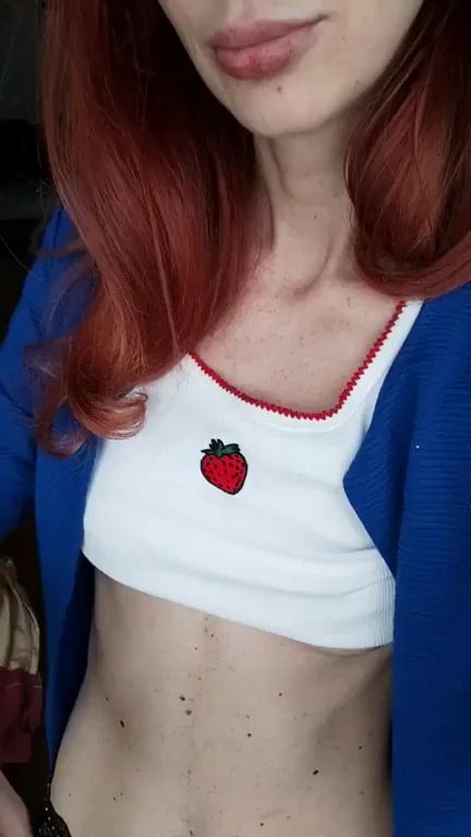 Tiny Titties Beggin' for Big Hands to Squeeze 😈🍓