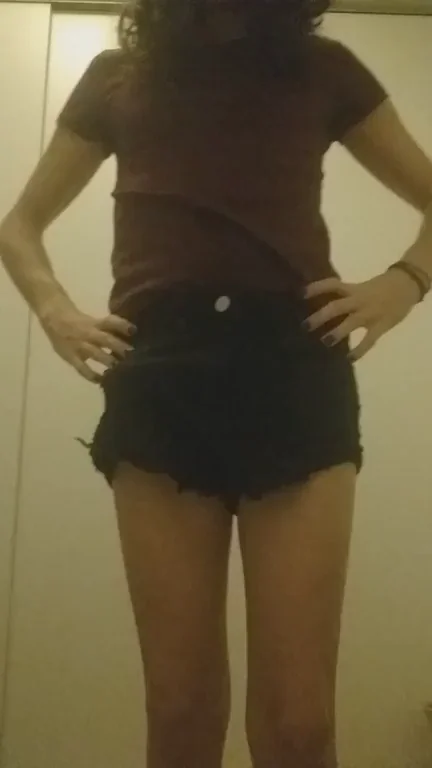 Trans Tease: Shorts Off, Massive Dick Surprise Drops!