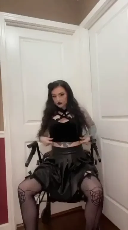 Fucking My Hot Disabled Goth Slut in Her Wheelchair