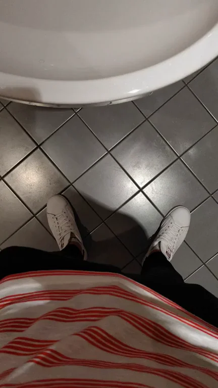 Work Boner Fix: Jerking Thick Uncut Cock in Office Stall 🚽🍆💦