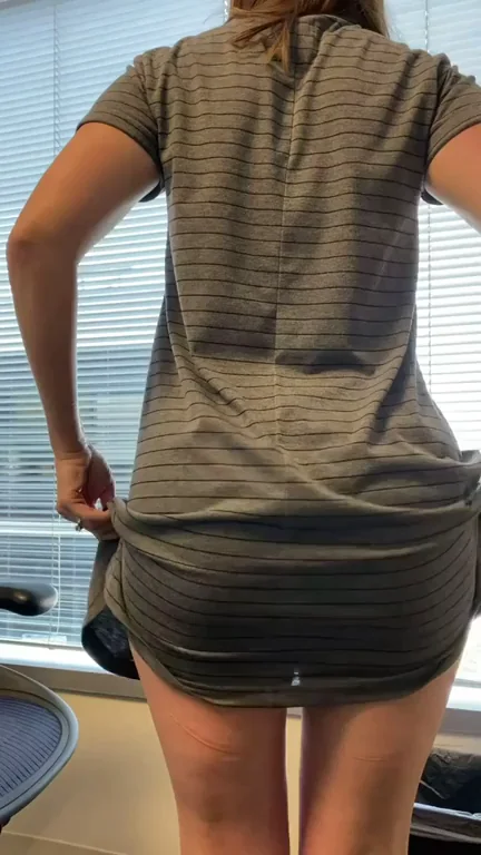 Mind if I show you my thong today?