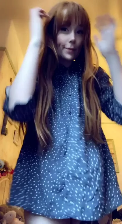 Cute Redhead Teases Her Tiny Ghost Nipples