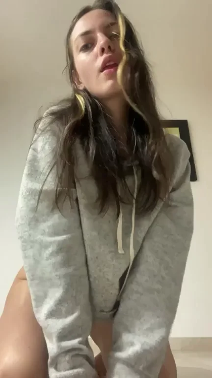 Am I Fuckable? Teasing Hoodie Slut Begs for Your Verdict