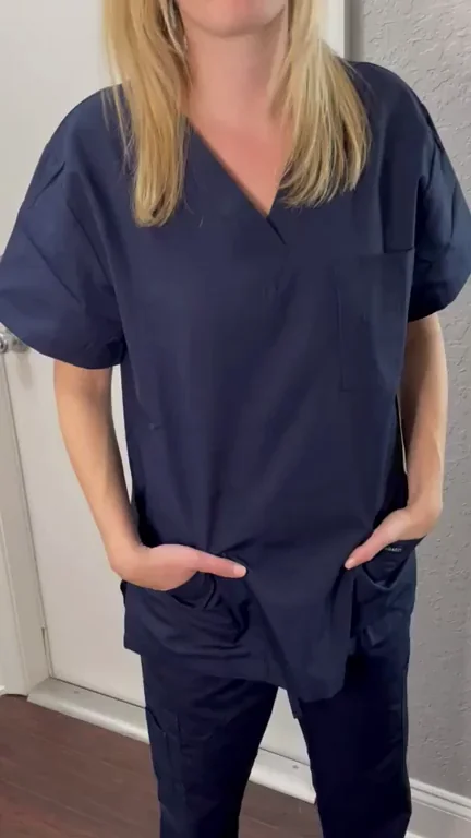 Maybe not what you were expecting under my scrubs from a real doctor