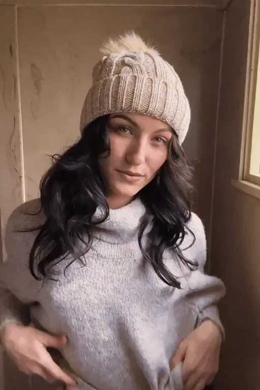 No bra under my sweater