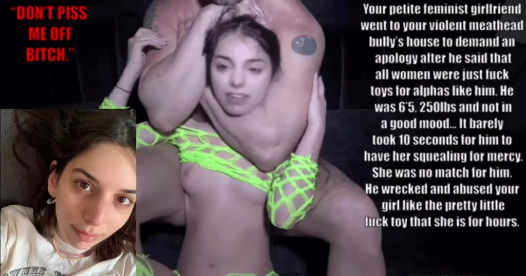 95lbs Tiny Slut vs 250lbs Alpha Beast Cock 💦🍆