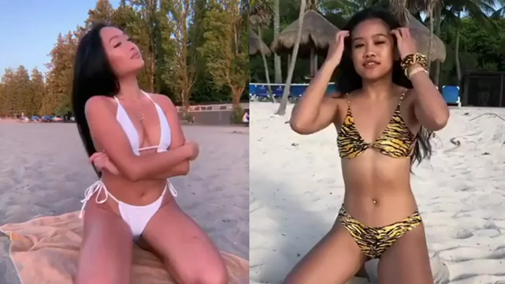 🍑 Tight Asian Sluts on the Beach Begging to Get Wrecked 💦