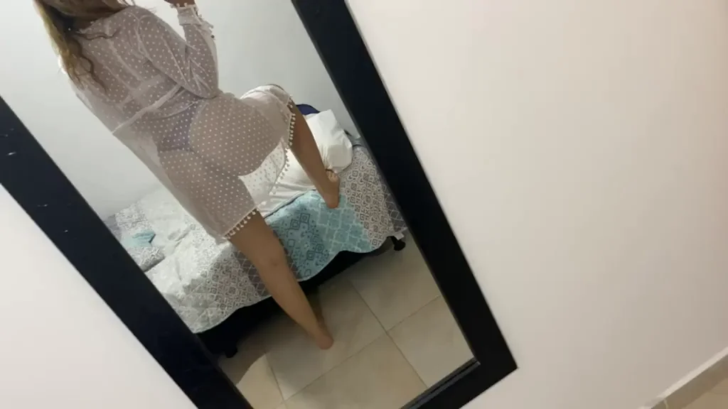 Daddy's Breeding Slut Mirror Tease