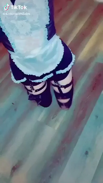 🎯 TikTok Maid Thot Begs for Cum Target Practice 💦 Upvote & DM Your Loads!