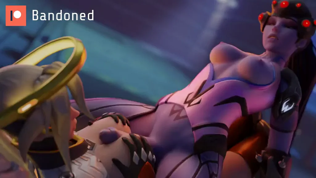 Futa Widowmaker titty fuck Mercy (Bandoned)