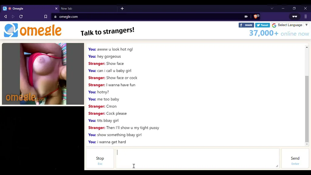 What a day to go on Omegle ??