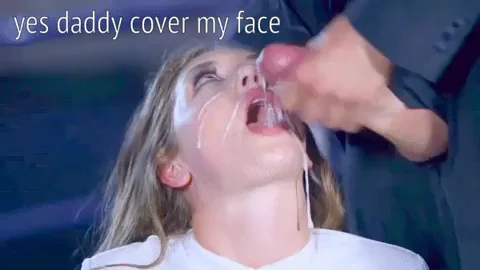 Cumslut Begs Daddy to Blast Her Pretty Face