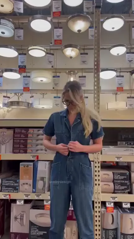 Hanging out in the light aisle, trying to turn you on ?