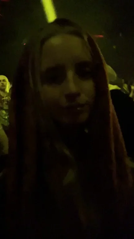 flashing at a rave :D