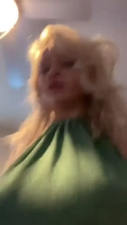 Sensual Celestial Blonde's Big Tits Tease 💦🍒