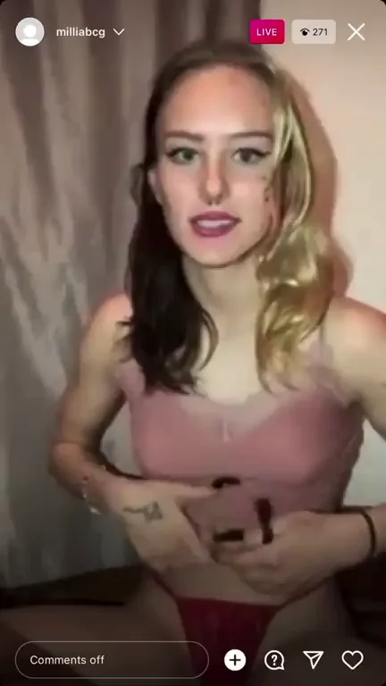 Millie's TikTok Tease: Tits Out & Pussy Flash 🔥🍑