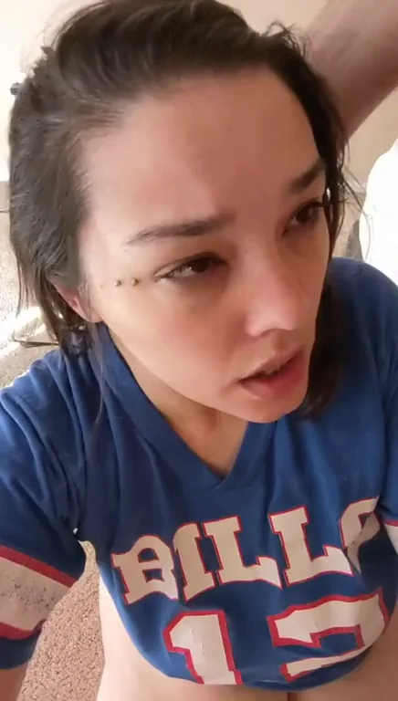 Whether your team won or lost I still got cum on my face happy Superbowl Sunday guys!