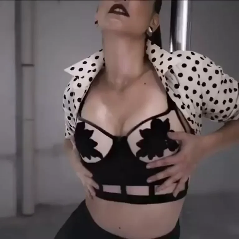 Barbara Palvin's Perky Tits Tease in Polka Dots 😈🍒
