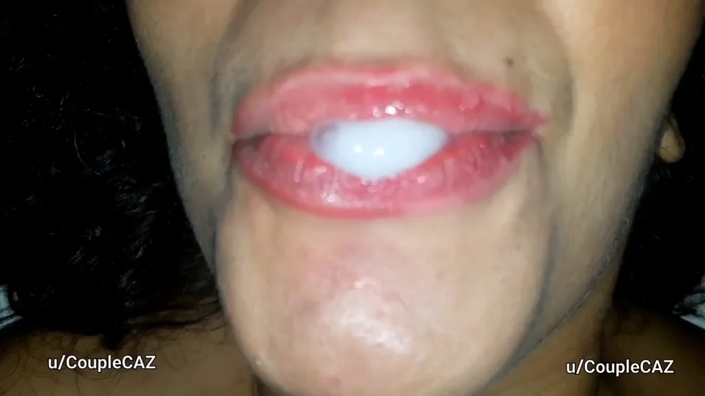 💋 Lipstick Slut's Cum-Filled Kisses 😈