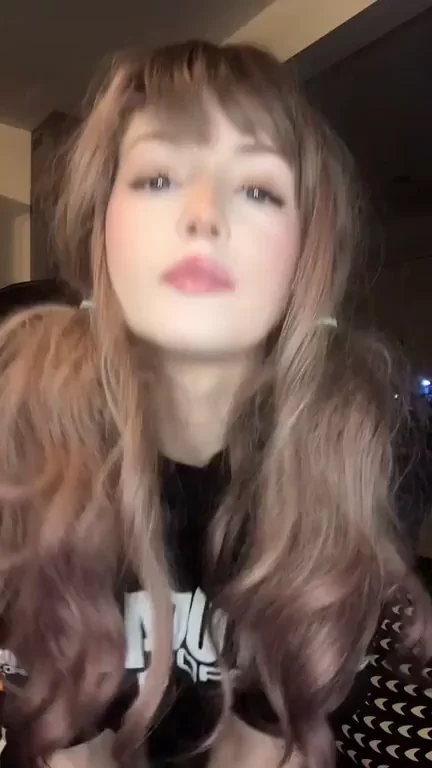 Ahegao Slut Flashes CoD Tee and Fuck-Me Eyes