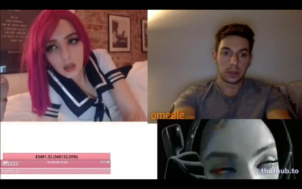 Guy Cums For Streamer Grimoire Live On Twitch & She Loved It ? ?