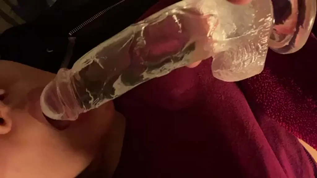 Never sucked on something this big before [F]
