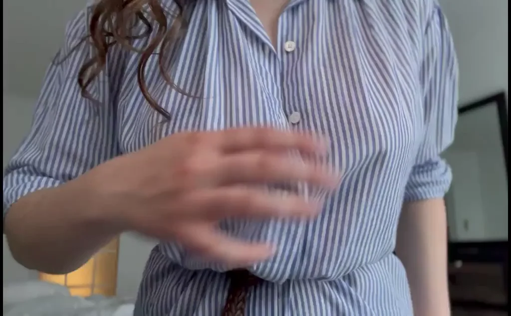 Intern Slut Offers Her Big Perky Tits for the Job