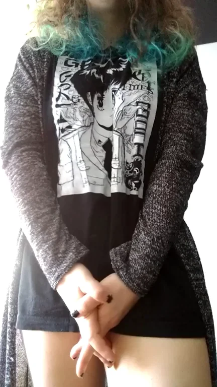Shy Alt Babe's Epic Titty Drop & Naked Hug Tease