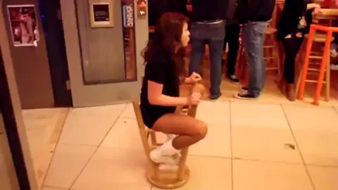 Dizzy Slut's Confused Boner Squat 😵🍆💦