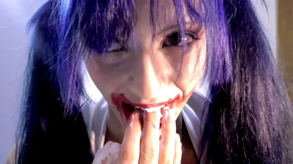 🔥 Purple-Haired Slut Shoves Dick Deep in Her Ass & Gapes Wide 😈🍑