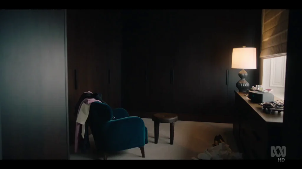 Rachel Griffiths showing the entire plot at 50 in 'Total Control' [S01E03] [2019]