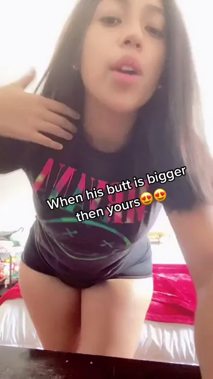 Thick Latina Teen Taunts with Her Massive Booty Bigger Than Yours