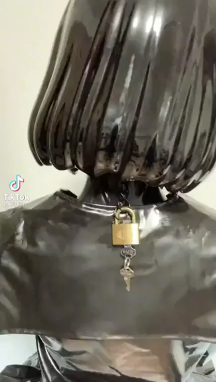 Locked Latex Slut: Trapped in Shiny Bodysuit Hell