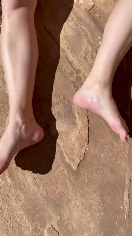 Sunny Rocks Tease ☀️👣 [F]