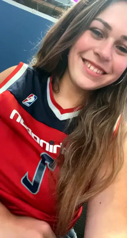 At the NBA game