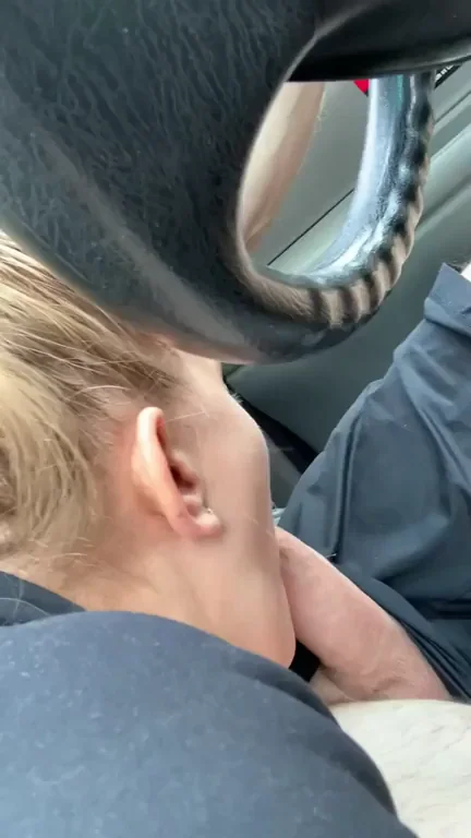 A fun bj in the rental moving truck. We had sex in the back of it but didn’t record, boo. haha. (F/M)