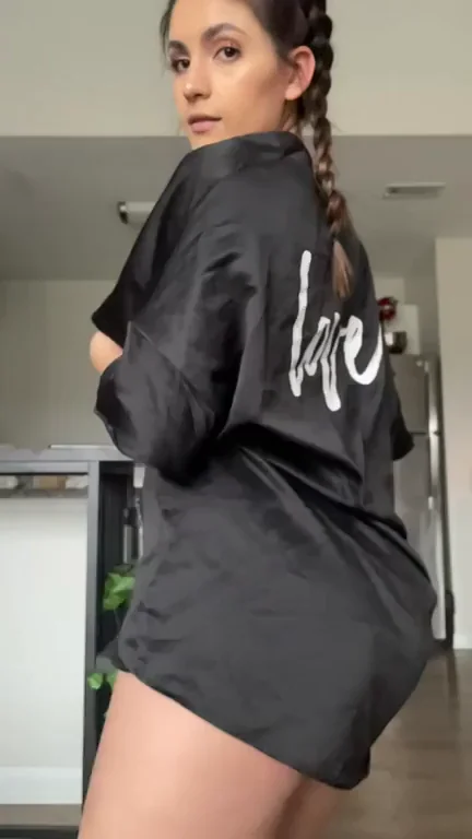 The robe comes off as soon as you walk through the door