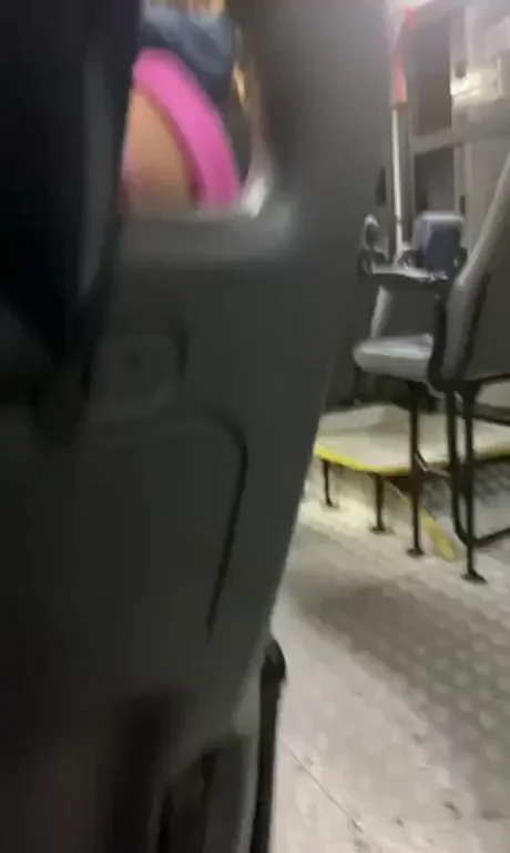 would you dare staring at my teen tits on the bus?