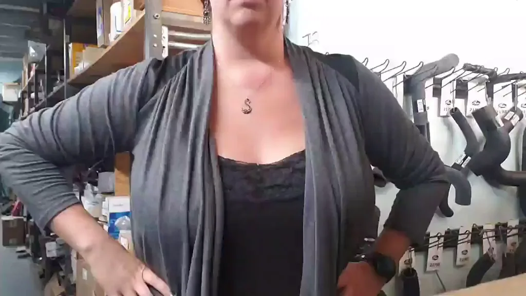 Natural DDD Titty Drop in the workshop