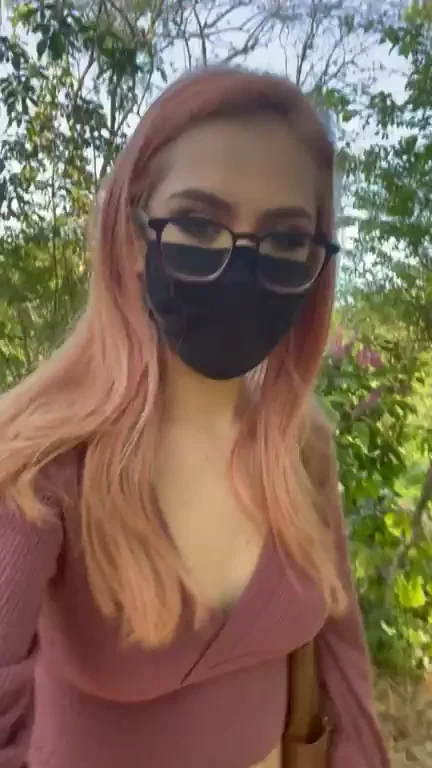 It was a beautiful day- perfect for walking around with tits out ?