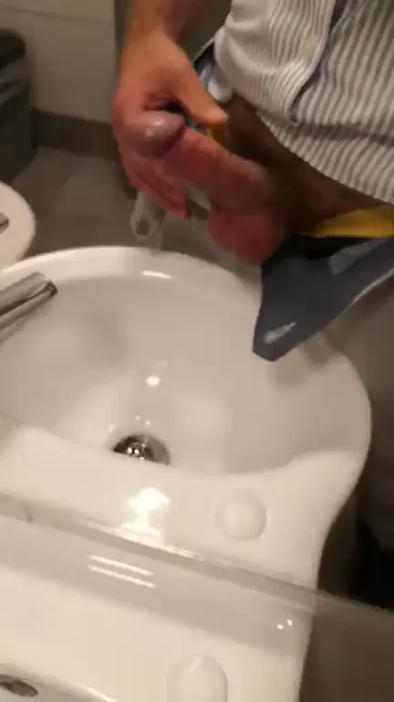 Jerk at work and almost came ?