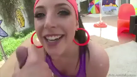 Angela loves eating ass