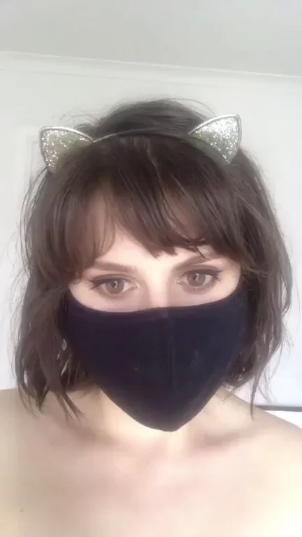 Pussy in Bloom: Cat-Eared Slut Spreads Her Dripping Flower Wide