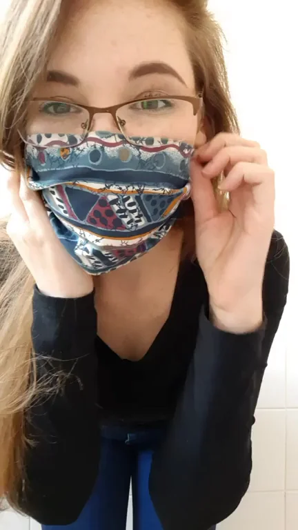 Work Dare Strip Tease: Mask Off, Tits Out, Ass & Pussy Bare 😈🍑💦