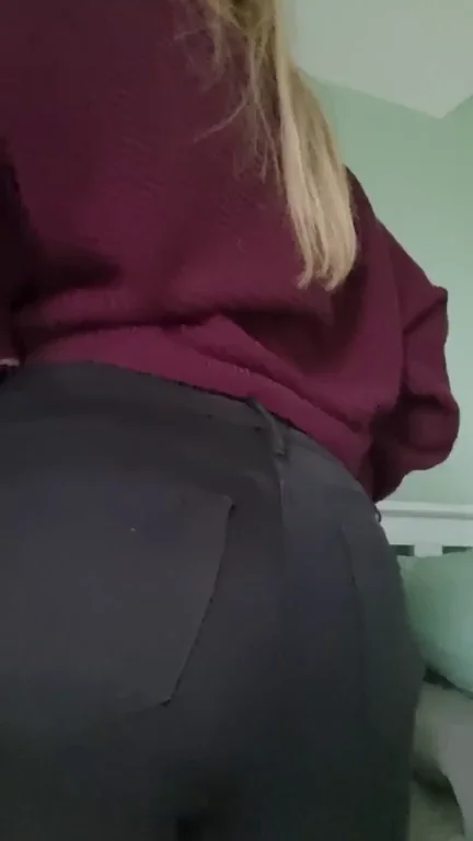 It's freezing here- spank my ass and warm it up!