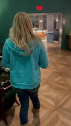 Disney Springs Slut Wife Flashes Her Perky Naturals in Public Magic